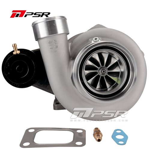 Pulsar Turbo Systems Turbocharger, For Ford XR6 6784 Upgrade DBB, Billet Comp. Wheel, 1.15 A/R T3 Inlet, 5-Bolt Outlet, 5psi actuator, 550-1050, GTX35
