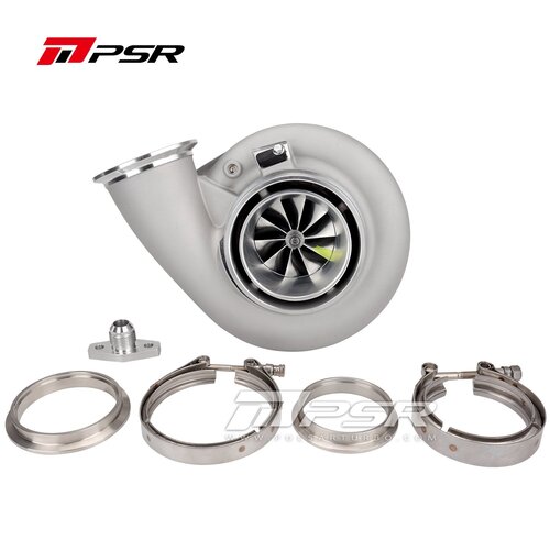 Pulsar Turbo Systems Turbocharger, DBB, .85A/R Cover, Billet Comp. Wheel, T4 1.15A/R 4 in. Outlet, 525-1450, G42-1450, Kit