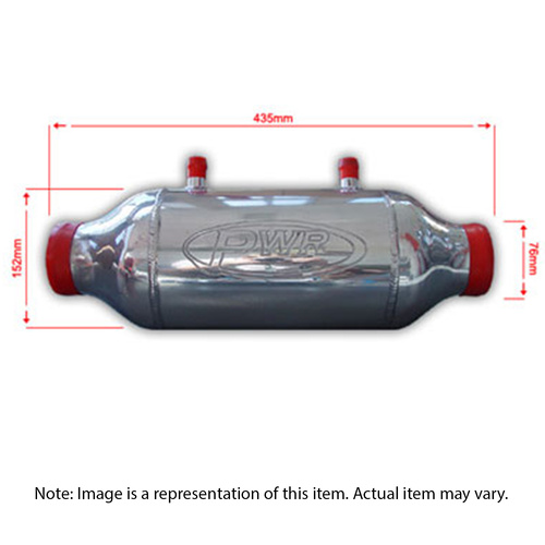 PWR Barrels Only 6' X 6' (3' Outlets) Intercooler