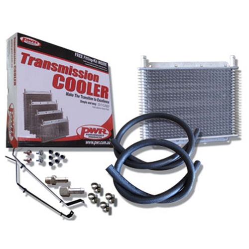 PWR Trans Oil Cooler kit - For Holden Commodore VT S2 - VX V6 & V8 280 x 255 x 19mm 3/8' barbed
