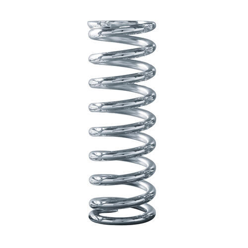 QA1 Coilover Spring, Chrome Silicone, 2.5in. Dia., 10in. Length, 550 lbs/in. Rate, Chrome Plated, Each