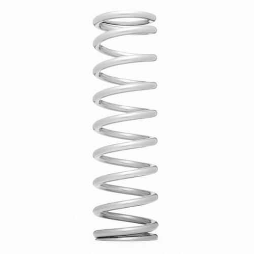 QA1 Coilover Spring, High Travel, 2.5in. Dia., 12in. Length, 95 lbs/in., Silver Powdercoated, Each