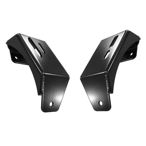 QA1 Motor Mount, Engine Mount, Block Mount, Bolt-In, Steel, Black, Mustang 4.6L, MUK12, 96-04, Pair