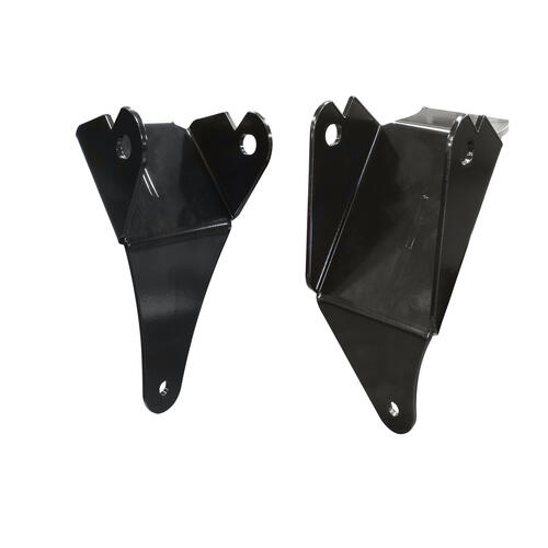 QA1 Motor Mount, Engine Mount, Block Mount, Bolt-In, Steel, Black, Mustang LS, MUK21-MUK22, 79-04, Pair