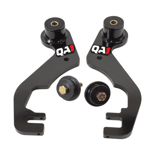 QA1 Traction Bars, Steel, Black Powdercoated, Black Polyurethane Snubbers, 78-88 GM A&G Body 78-88 GM A&G Body, Kit