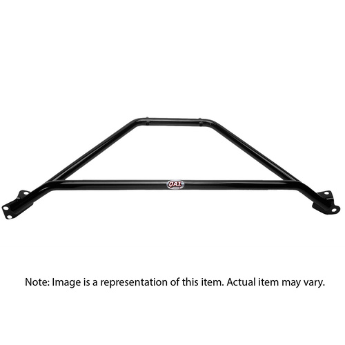 QA1 Strut Tower Brace, Front Upper, Steel, Black Powdercoated, For Ford, 3.8l, 4.6l, Each