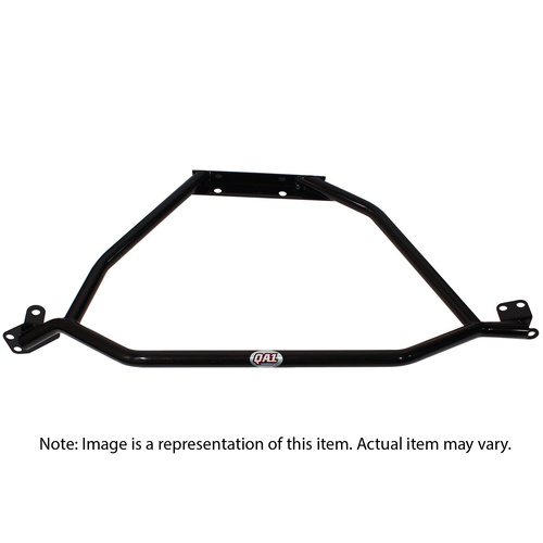 QA1 Strut Tower Brace, Front Upper, Steel, Black Powdercoated, For Ford, Each