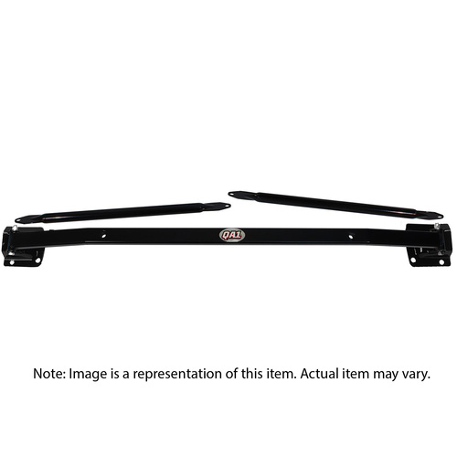 QA1 Strut Tower Brace, Front Upper, Steel, Black Powdercoated, For Chevrolet, For Pontiac, 5.0l, 5.7l, Tpi, Each