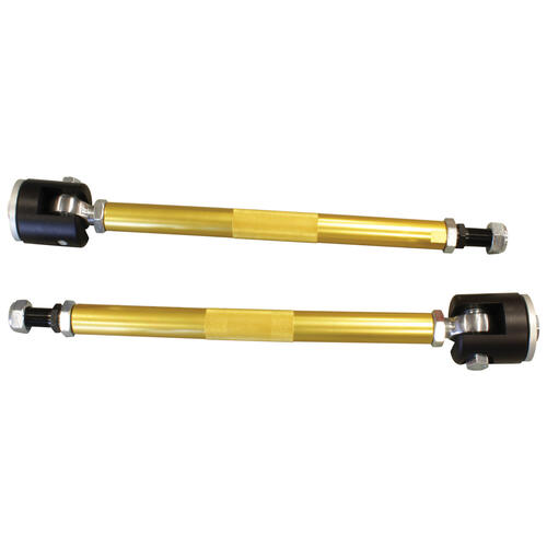QA1 Strut Rod, Dynamic, Adjustable, Aluminum, Gold Anodized, Direct Bolt-in, A Body, For Dodge, For Plymouth, Pair