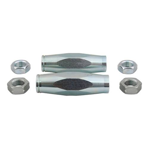 QA1 Tie Rod Sleeves, Heavy Duty, Steel, Zinc Plated, 11/16-18 X 3.5in.Sleeve, 11/16-18 Thread X 4.28in. Long W/ Jam Nuts, Pair