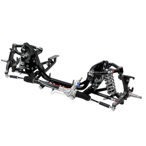 QA1 Suspension Handling Package, Front, 5in. to 7in. Drop, Single Adjustable Coilover, 500 lbs./in. Spring Rate, Tubular Control Arms, Kit