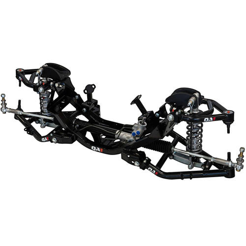 QA1 Front Coilover Crossmember System, 73-87 C10, Double Adjustable, 850lb/in. Springs