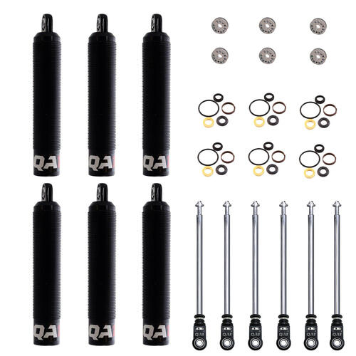 QA1 6Q Adjustable Dry Shock Six Pack, Twin Tube, 7in. Stroke, Linear Digressive