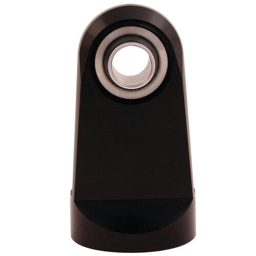 QA1 Loop, Aluminum, Asm. 1 In. Extended Mod, w/Bearing 1.00 In., 9/16-18, Black Anodized, Each