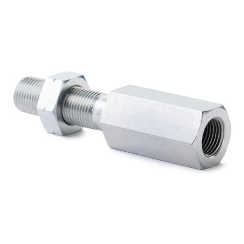 QA1 Linkage, Rod End Adjuster, Steel, Chrome 3/4-16 Male Thread LH, 3/4-16, Female Thread RH, 3/4-16, Chrome Plated, Each