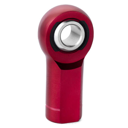 QA1 Rod End, AF Series Endura, Aluminium/Steel, Left Hand, 0.375in. Bore, 3/8 Thread, Red, Each