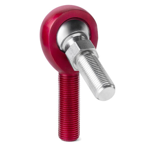 QA1 Rod End, AM Series Endura, Aluminium/Steel, Right Hand, 3/8-7/16, Stud Red, Each