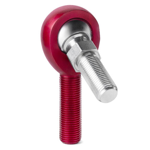 QA1 Rod End, AM Series Endura, Aluminium/Steel, Right Hand, 1/2-1/2, Stud Red, Each