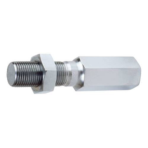 QA1 Linkage, Rod End Adjuster, Steel, 3/4-16 Male Thread LH, 3/4-16, Female Thread RH, 3/4-16, Zinc Plated, Each