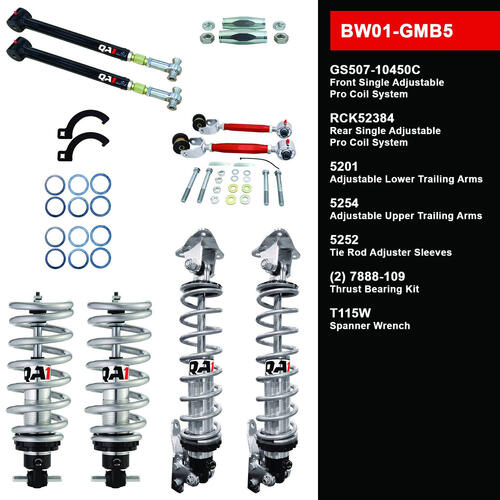 QA1 Level 1 Big Wheel Suspension Kit, 77-90 GM B-Body
