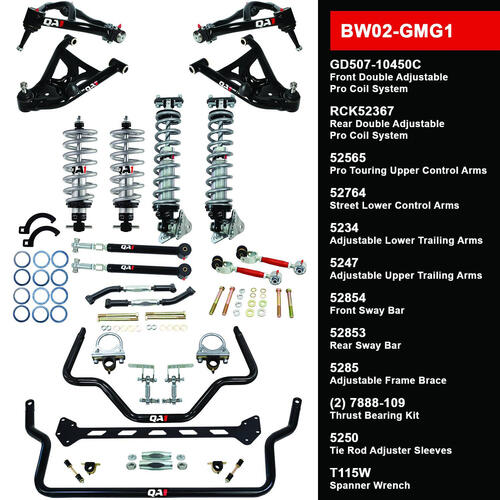 QA1 Level 2 Big Wheel Suspension Kit, 78-88 GM G-Body