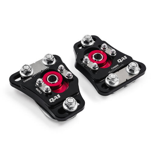QA1 Aluminum Caster Camber Plates, 90-93 Mustang
