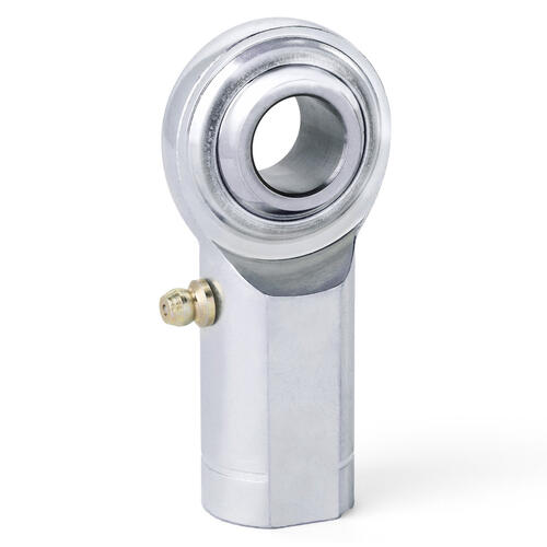 QA1 Rod End, CF Series, 2-Pieces, Carbon/Steel, Left Hand, 0.75in. Bore, 3/4 Zerk, Each