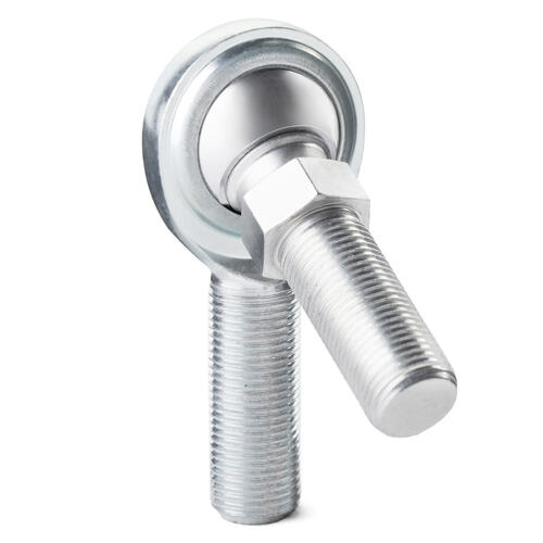 QA1 Rod End, CM Series, 2-Pieces, Carbon/Steel, Left Hand, 1/4-1/4 TEF, Stud, Each