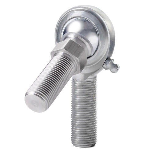 QA1 Rod End, CM Series, 2-Pieces, Carbon/Steel, Left Hand, 1/2-5/8, Stud Zerk, Each