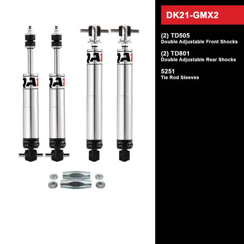 QA1 Drag Kit 2.0, Level 1, GM X-Body, 68-74, w/ Shocks, Kit