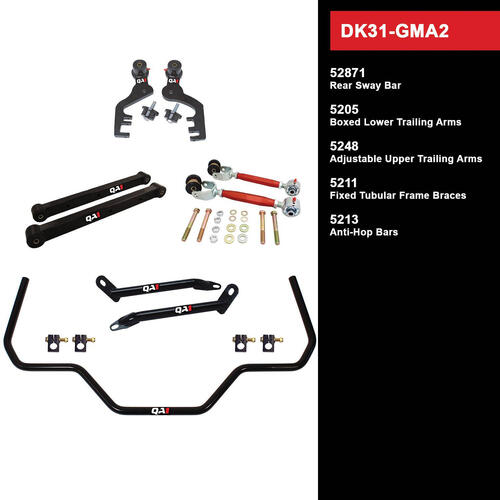 QA1 Drag Kit 2.0, Level 1, GM A-Body, 68-72, w/o Shocks, Kit