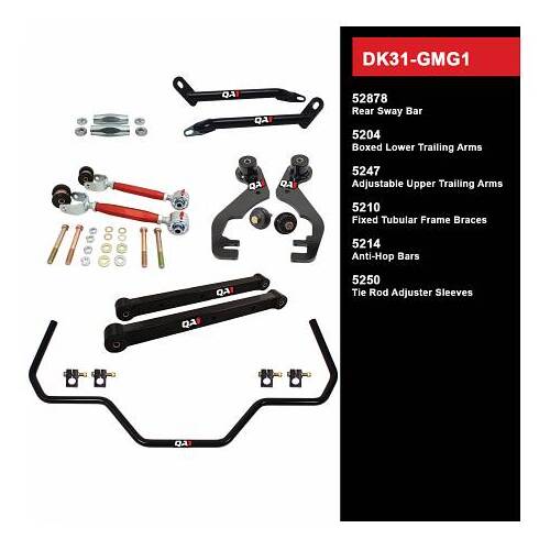 QA1 Drag Kit 2.0, Level 1, GM G-Body, 78-88, w/o Shocks, Kit