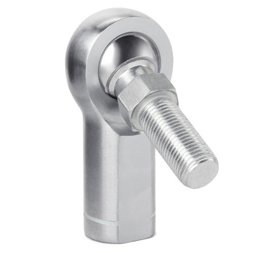 QA1 Rod End, EXF Series, Endura, Carbon/Steel, Left Hand, 0.5in. Bore, 1/2, Stud, Each
