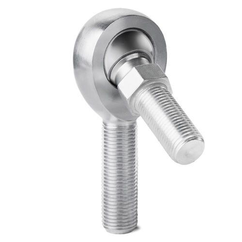 QA1 Rod End, EXM Series, Endura, Carbon/Steel, Left Hand, 3/8-3/8, Stud, Each