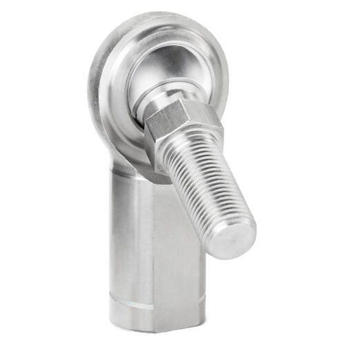QA1 Rod End, GF Series, 2-Pieces, 300 SS Left Hand, 0.5in. Bore, 1/2 Teflon, Stud, Each