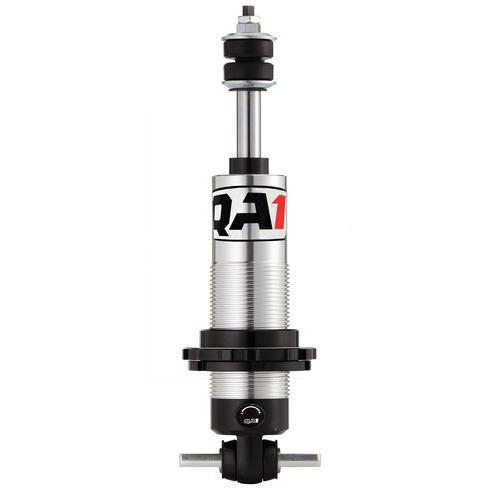 QA1 Coilover Shock, GM, Single Adjustable, 8.63in. Collapsed/ 12.88in. Extended, Stud/3.5in. T-Bar, Each
