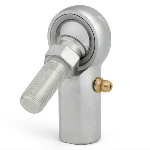 QA1 Rod End, HF Series, 3-Pieces, Chromoly Steel, HT Right Hand, 0.313in. Bore, 5/16, Stud Zerk, Each