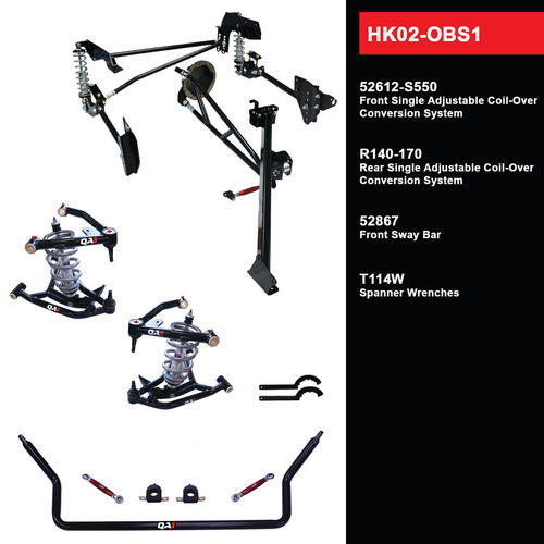 QA1 Handling Kit, Level 2, C1500, 88-98 C1500, w/ Shocks, Kit