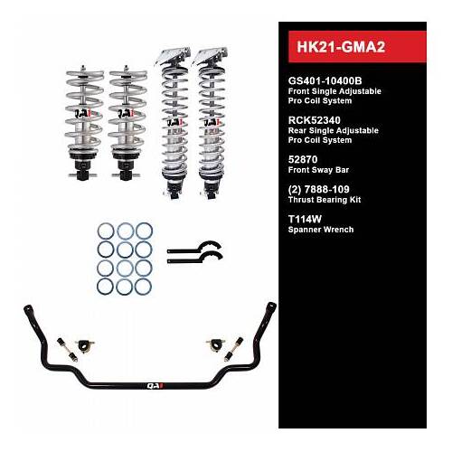 QA1 Handling Kit 2.0, Level 1, GM A-Body, 68-72, w/ Shocks, Kit