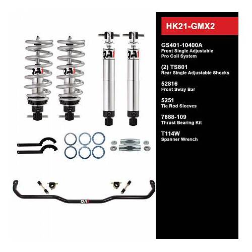 QA1 Handling Kit 2.0, Level 1, GM X-Body, 68-74, w/ Shocks, Kit