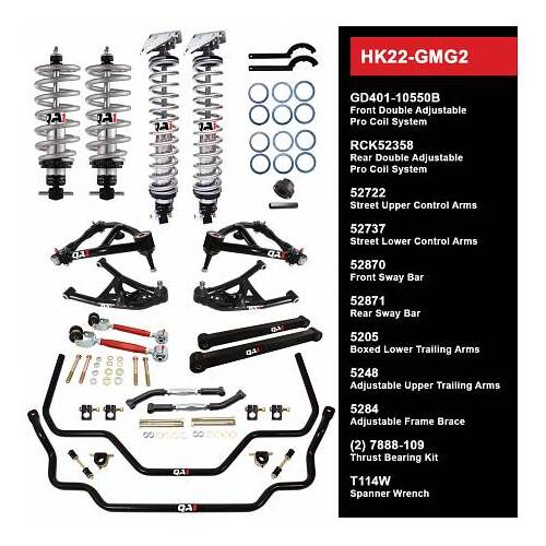 QA1 Handling Kit 2.0, Level 2, G-Prix, Monte, GM, 69-72, w/ Shocks, Kit