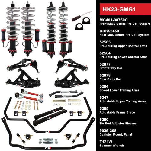 QA1 Handling Kit 2.0, Level 3, GM G-Body, 78-88, w/ Shocks, Kit