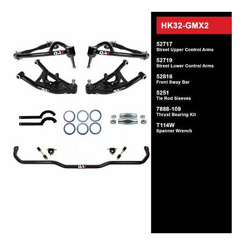 QA1 Handling Kit 2.0, Level 2, GM X-Body, 68-74, w/o Shocks, Kit