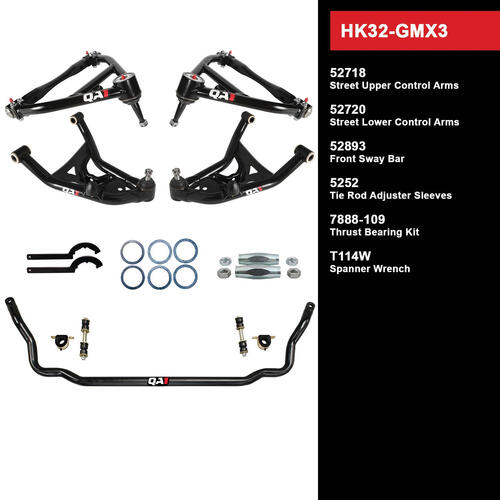 QA1 Handling Kit 2.0, Level 2, GM X-Body, 75-79, w/o Shocks, Kit