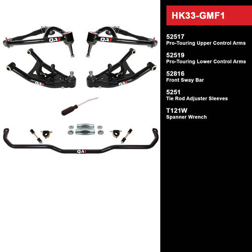QA1 Handling Kit 2.0, Level 3, GM F-Body, 67-69, w/o Shocks, Kit