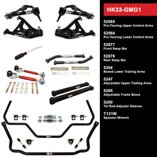 QA1 Handling Kit 2.0, Level 3, GM G-Body, 78-88, w/o Shocks, Kit