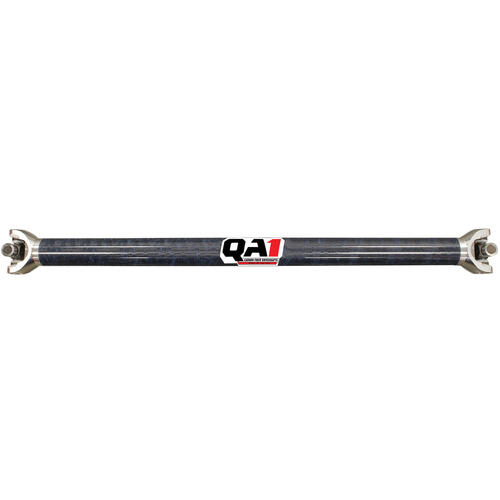 QA1 Driveshaft, Carbon Fiber, CT-Dirt Crate Late Model, 38.00in. Length, 2.3in. Diameter, 1310 U-Joint, 1500lb., Each
