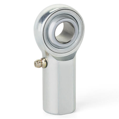 QA1 Rod End, KF Series, 3-Pieces, Carbon/Steel, Right Hand, 1in. Bore, 1 Zerk, Each
