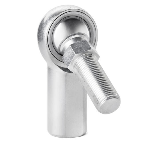 QA1 Rod End, KM Series, 3-Pieces, Carbon/Steel, Left Hand, 1/2-1/2 TEF, Stud, Each