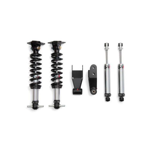 QA1 2/3 Lowering Kit, 2007-2018 Silverado 1500/Sierra 1500, 4WD, Double Adjustable